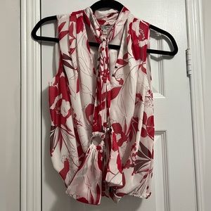 Guess floral sleeveless blouse